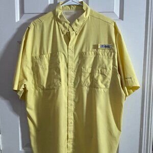 Large (L) Men's Columbia PFG Short Sleeve Sport Shirt